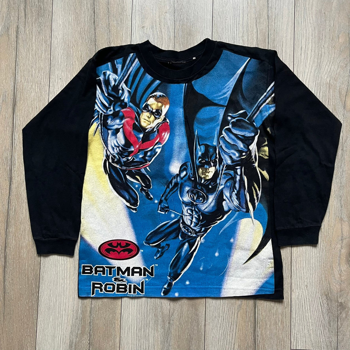 Batman & Robin 1997 AOP Promo Longsleeve Tee