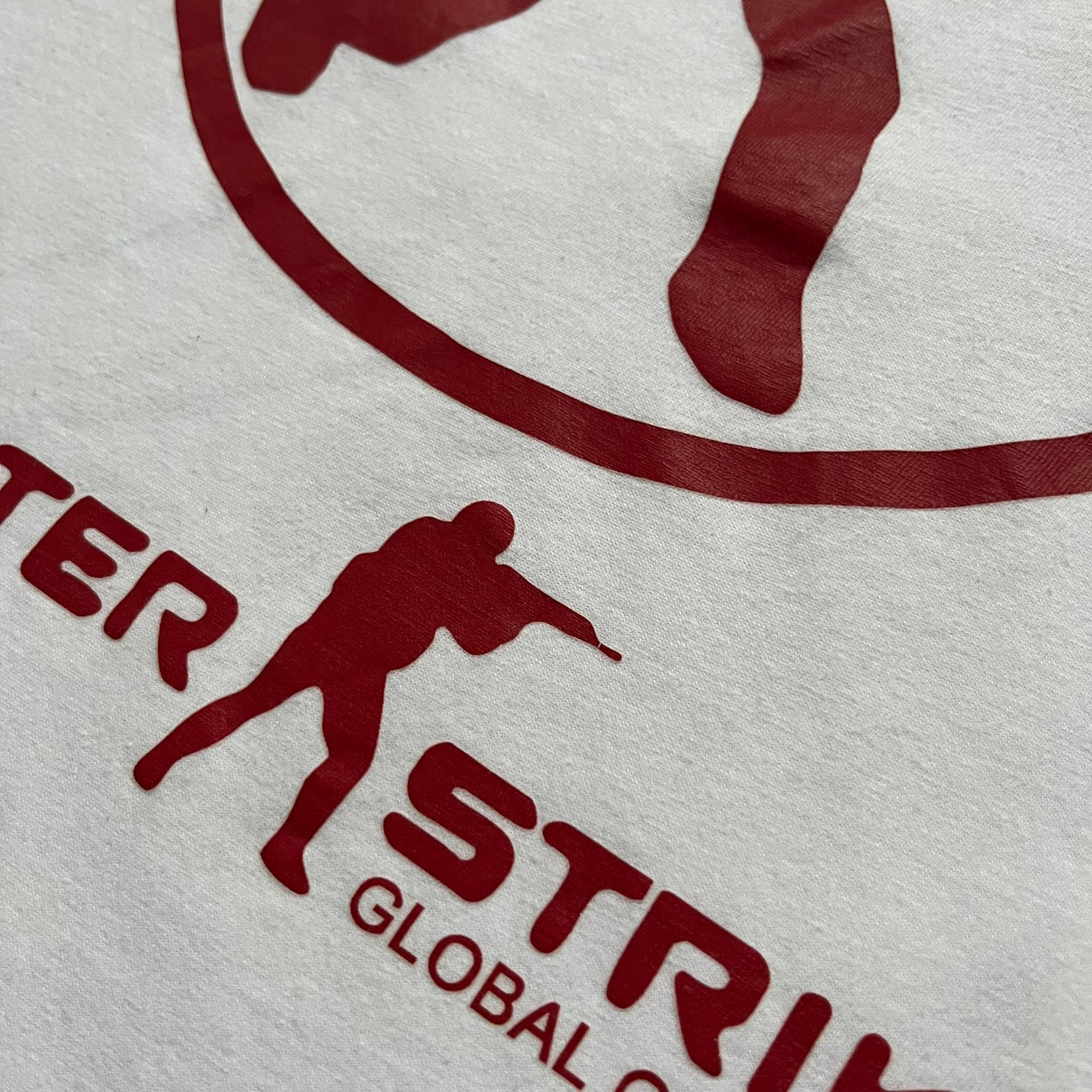 CS:GO White & Red Logo 2010's Tee