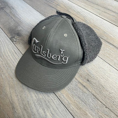 Carlsberg Gray Earflaps Hat