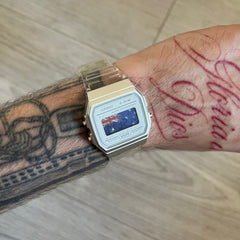 Casio F-91W "Australia" Clear Digital Watch