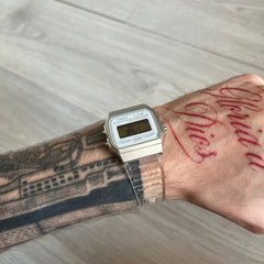 Casio F-91W "Spain" Clear Digital Watch