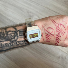 Casio F-91W "Spain" Clear Digital Watch