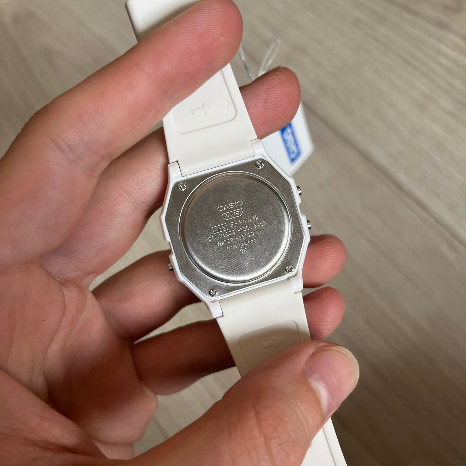 Casio F-91W "Summer Beach" White Digital Watch