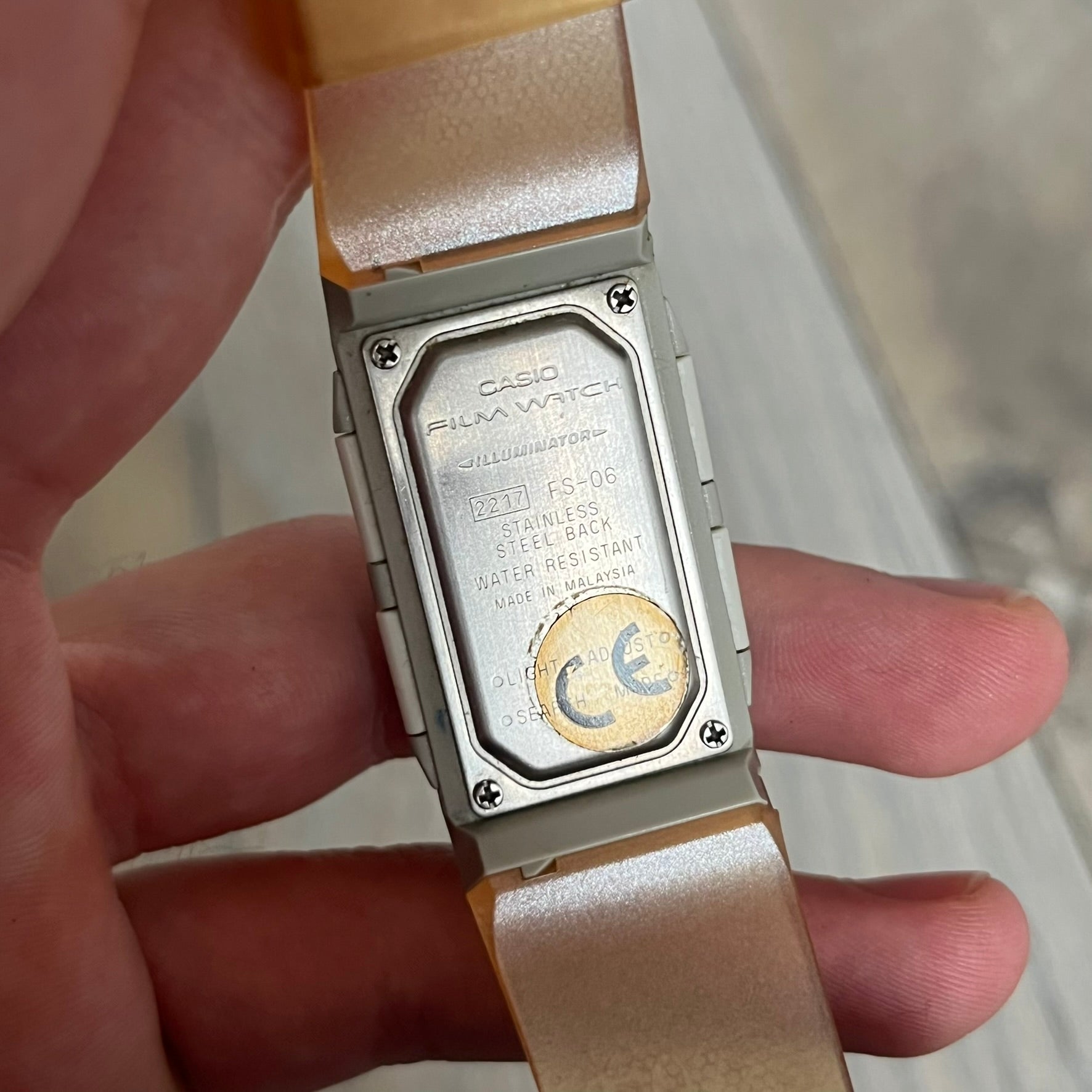Casio FS-06 Data Memory 30 Film Digital Watch