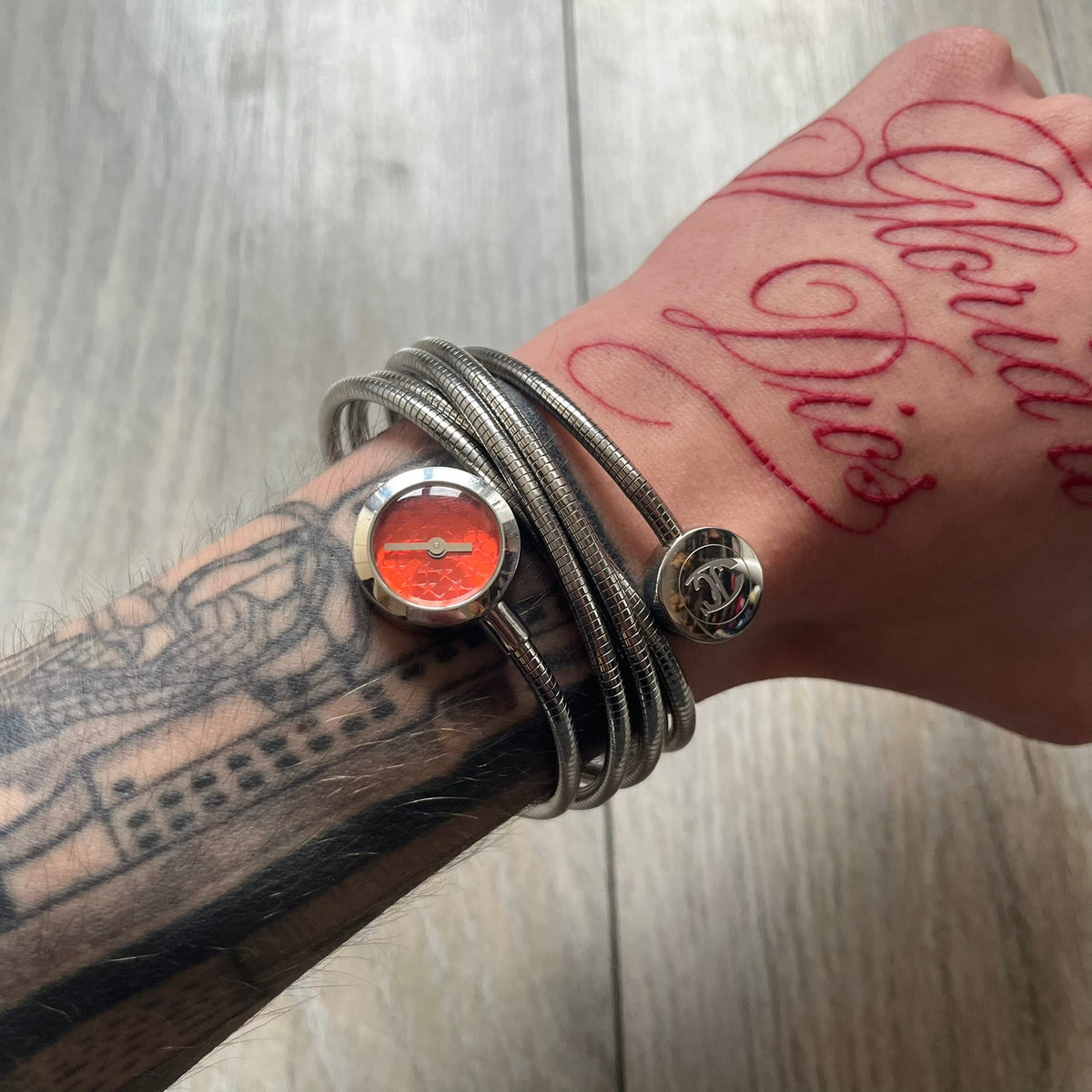 Just Cavalli 2000's Red Stars Bracelet Watch