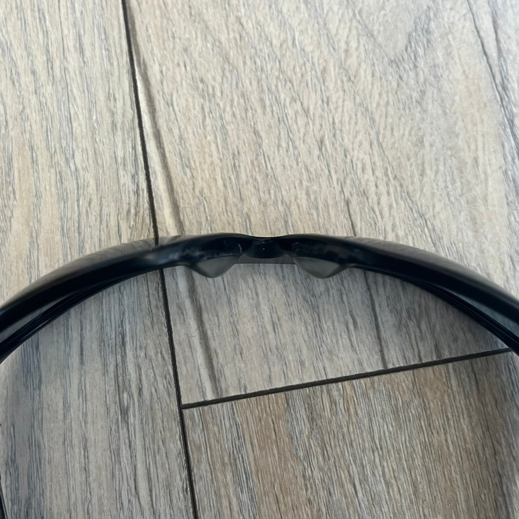 Chrome Hearts Hung Shield Black Sunglasses