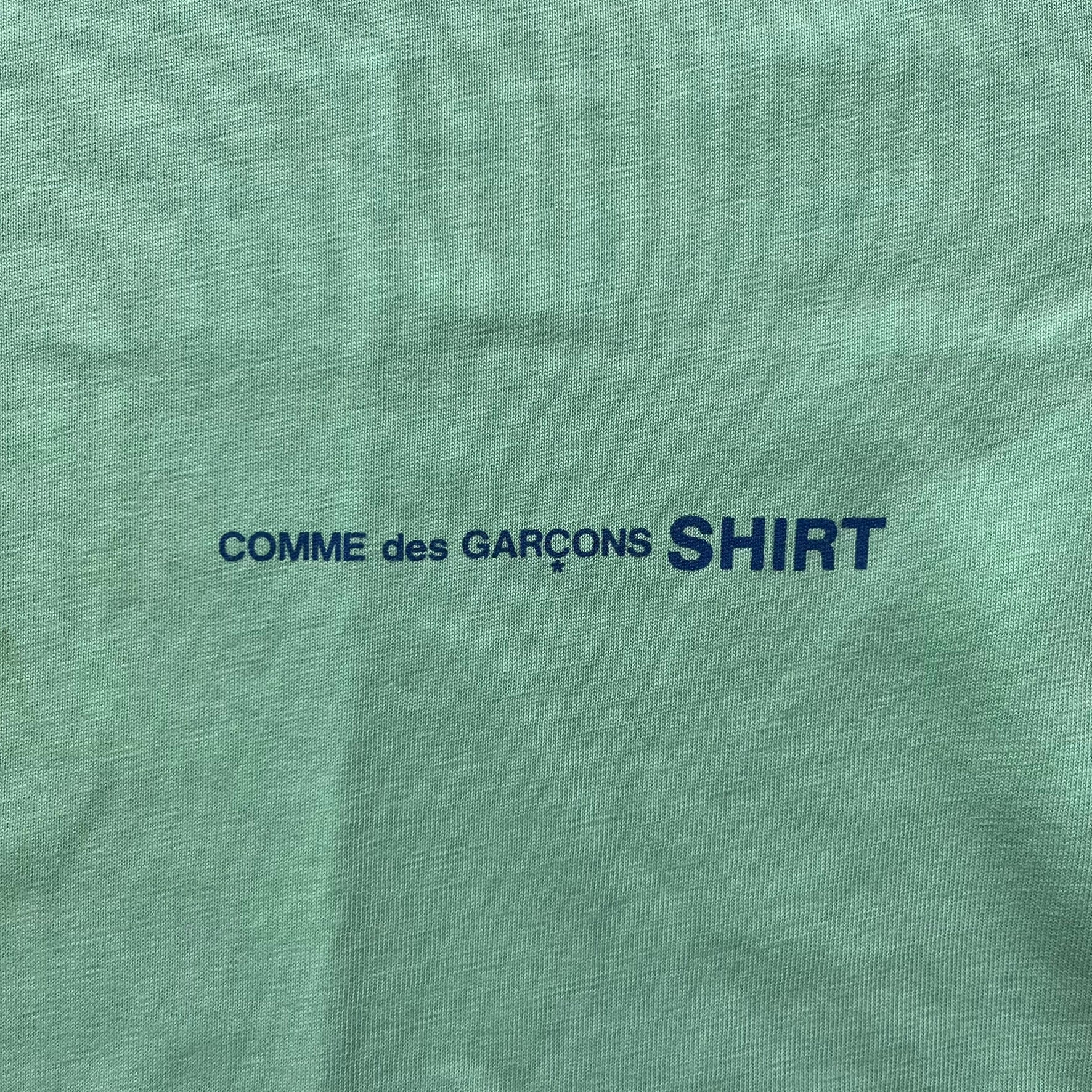 Comme des Garçons Basic Logo Green Tee