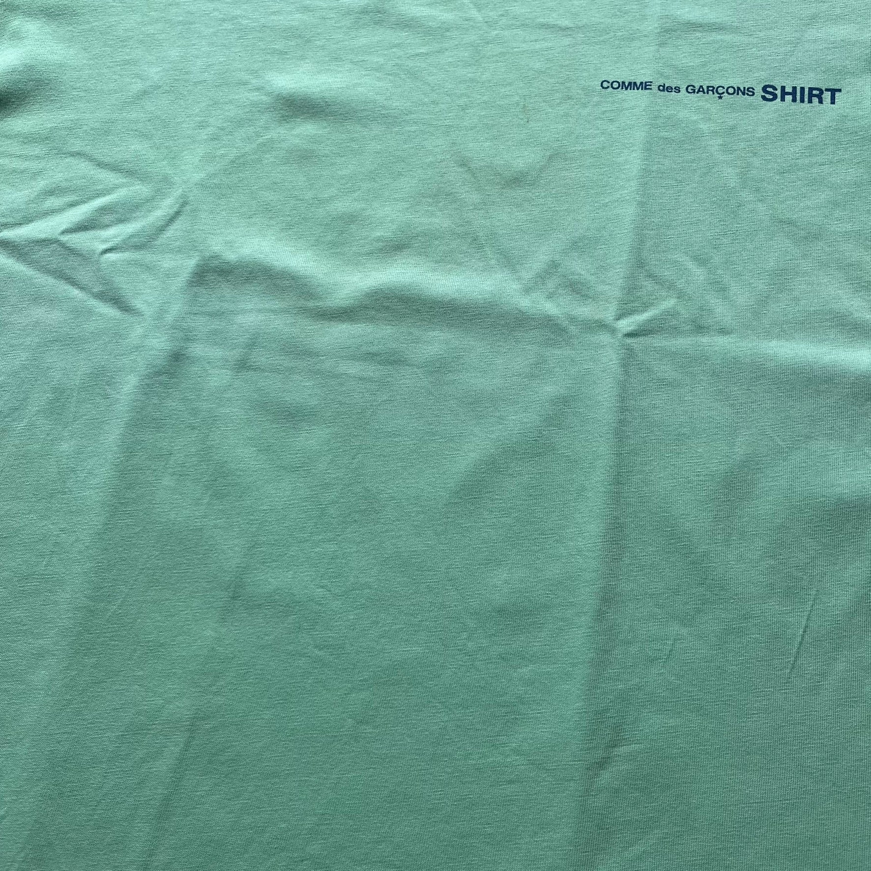 Comme des Garçons Basic Logo Green Tee
