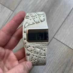 Diesel DZ7068 Studded Leather Strap Digital Watch