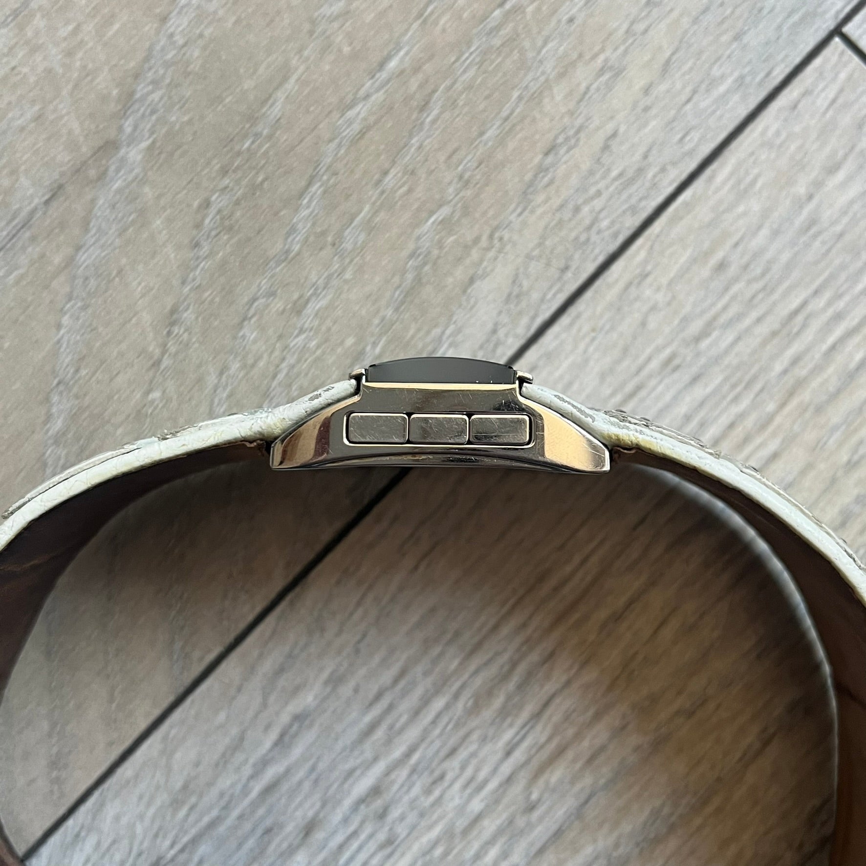 Diesel DZ7068 Studded Leather Strap Digital Watch