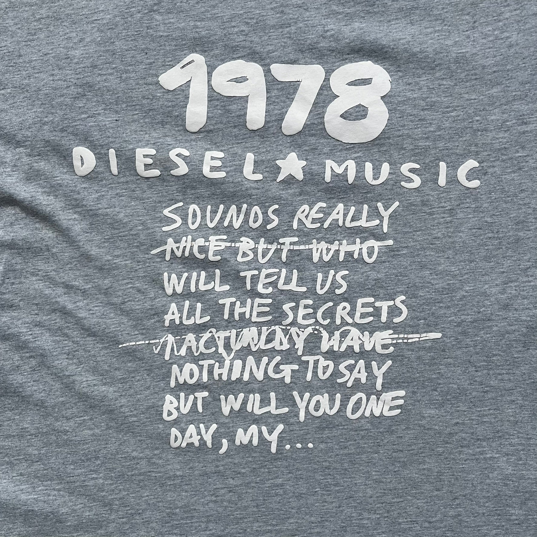 Diesel Music 1978 Gray Tee