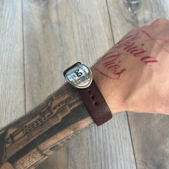 Dolce & Gabbana 2000's Champagne Leather Bracelet