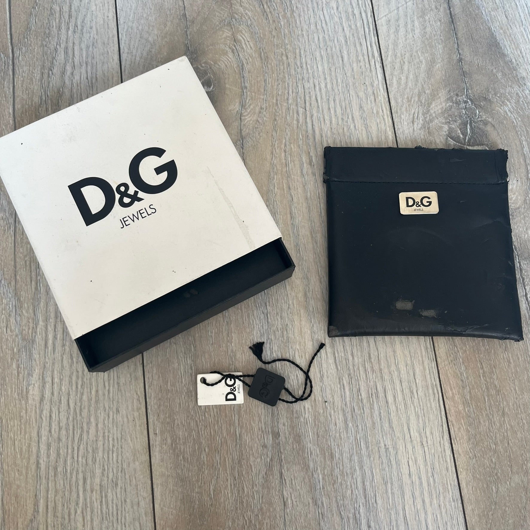 Dolce & Gabbana 2000's Champagne Leather Bracelet