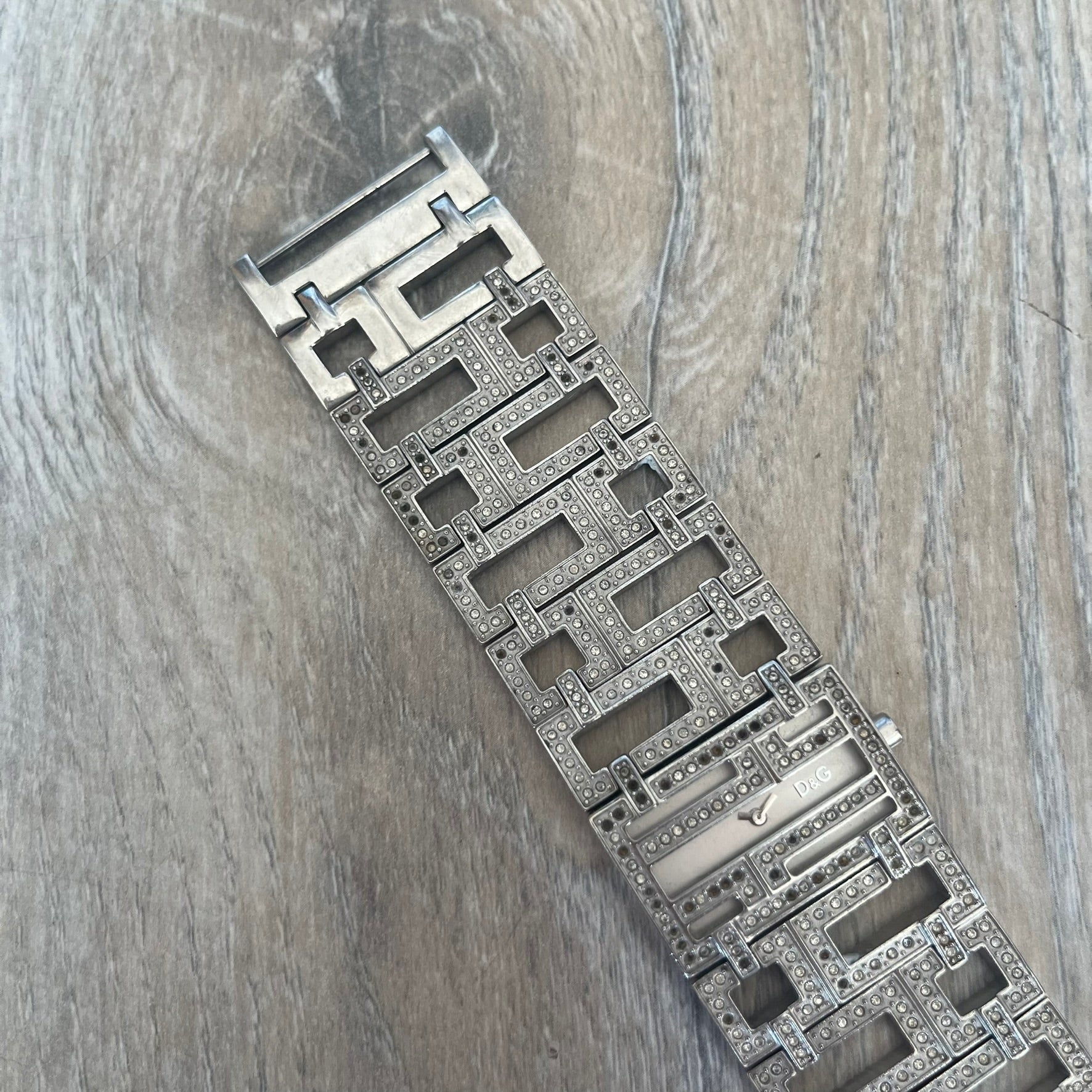 Dolce & Gabbana 2000's Geometric Analog Watch