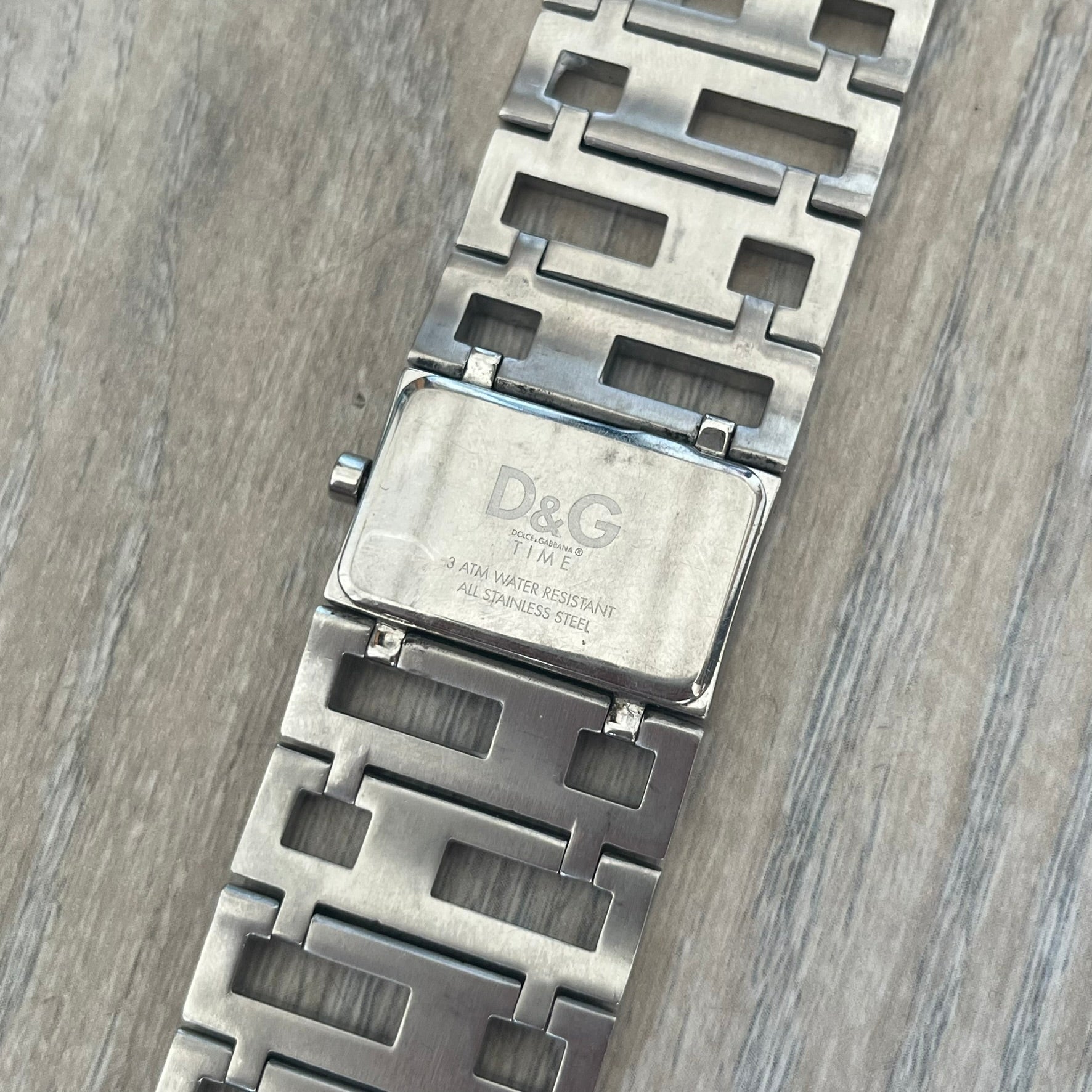 Dolce & Gabbana 2000's Geometric Analog Watch