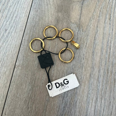Dolce & Gabbana 2000's Gold Rings Set
