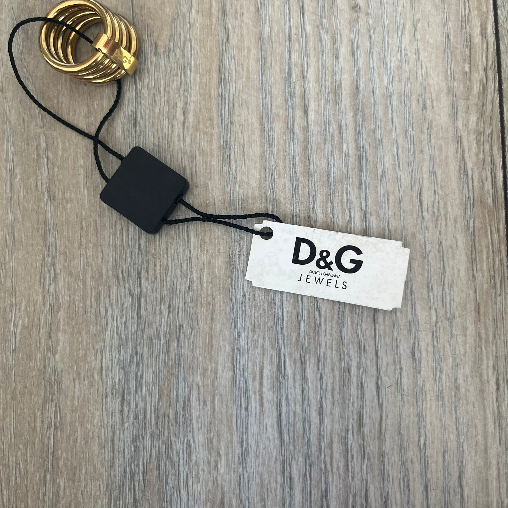 Dolce & Gabbana 2000's Gold Rings Set