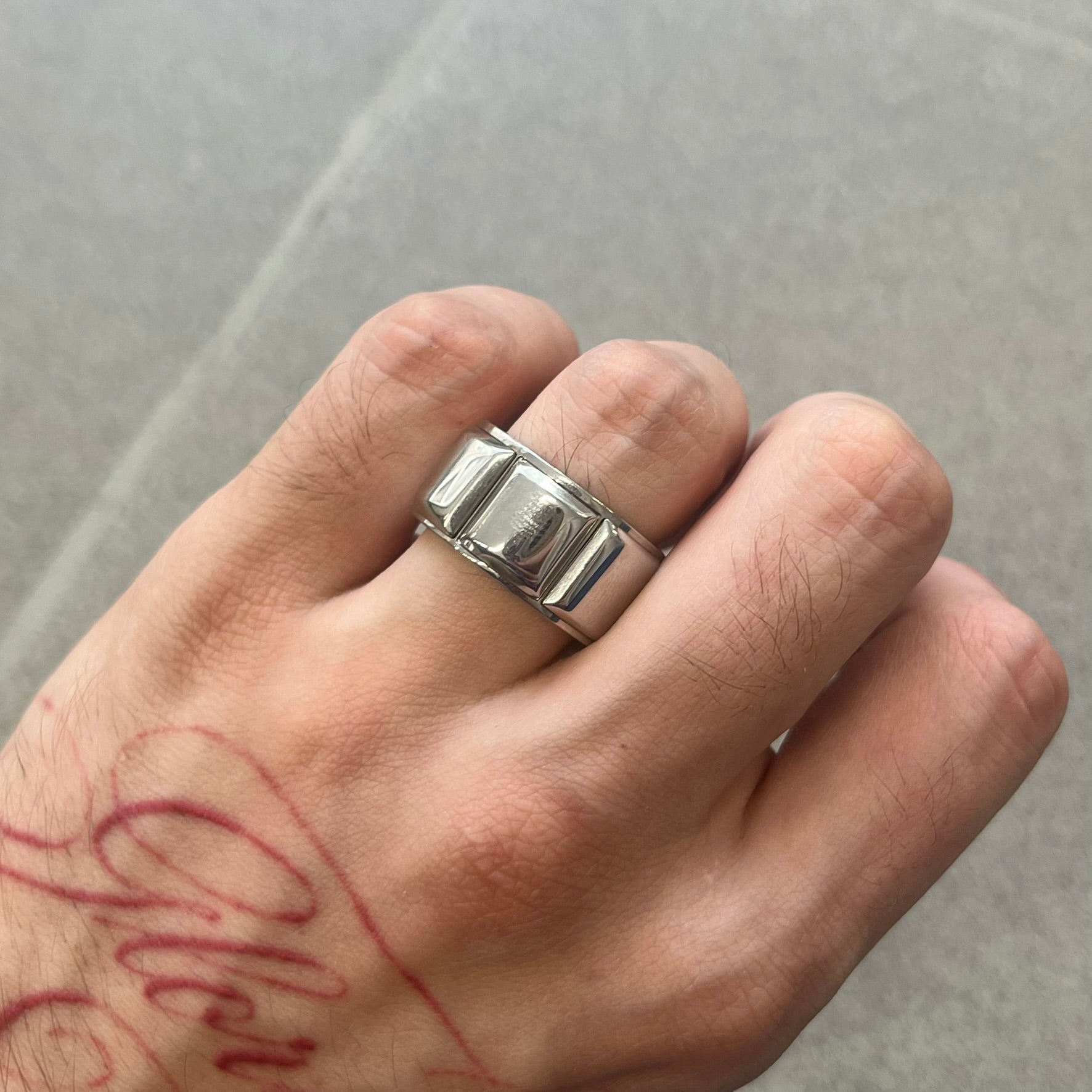 Dolce & Gabbana 2000's Squares Ring DJ0836