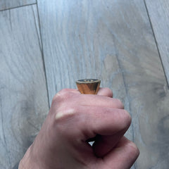 Dolce & Gabbana Gold Logo Signet Ring