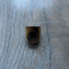 Dolce & Gabbana Gold Logo Signet Ring