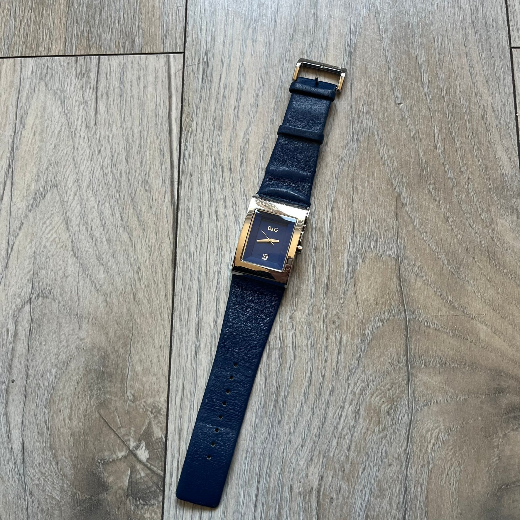 Dolce & Gabbana Navy & Silver Analog Watch