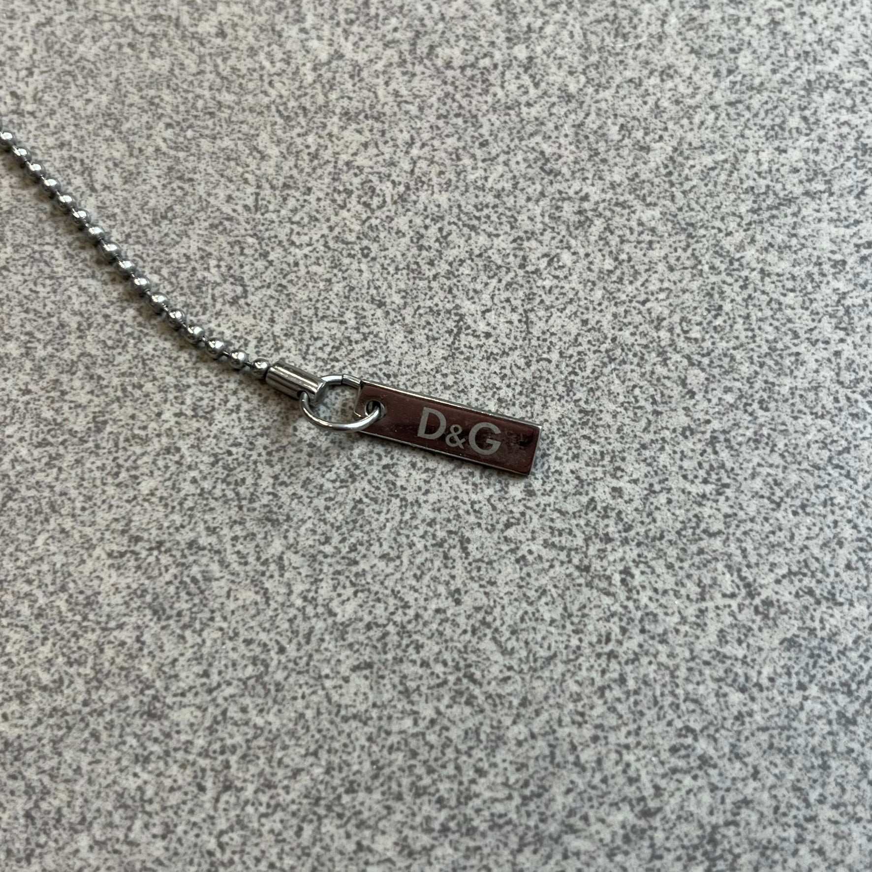 Dolce & Gabbana Pearl Red/Black Rosary Necklace