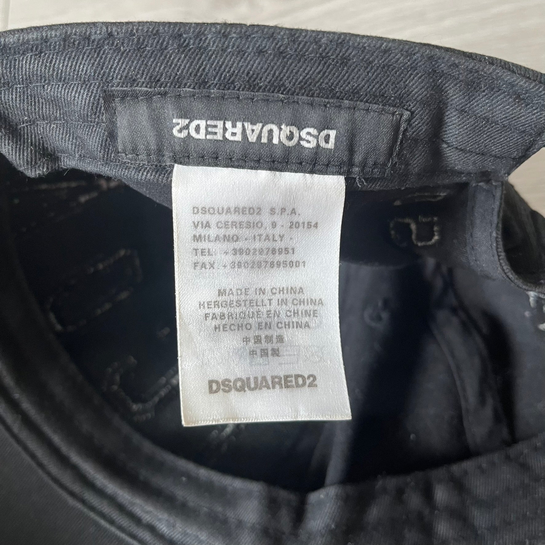 Dsquared2 Black Icon Cap