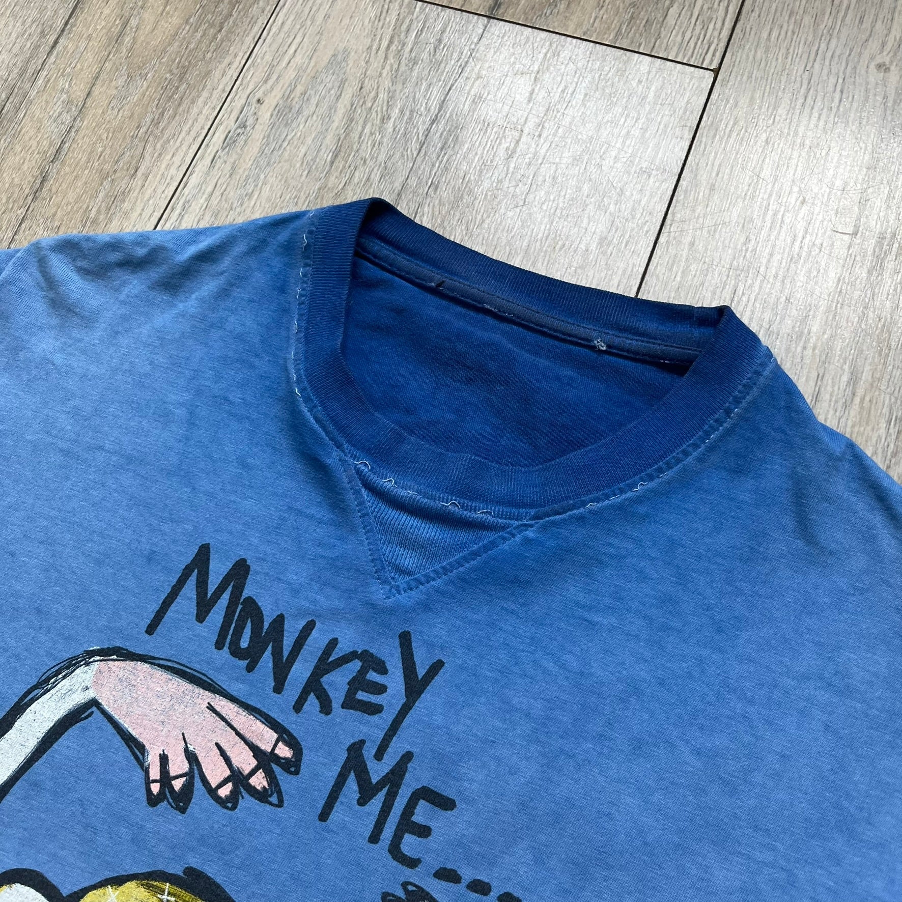 Dsquared2 Blue Rebel Monkey SS2015 Tee