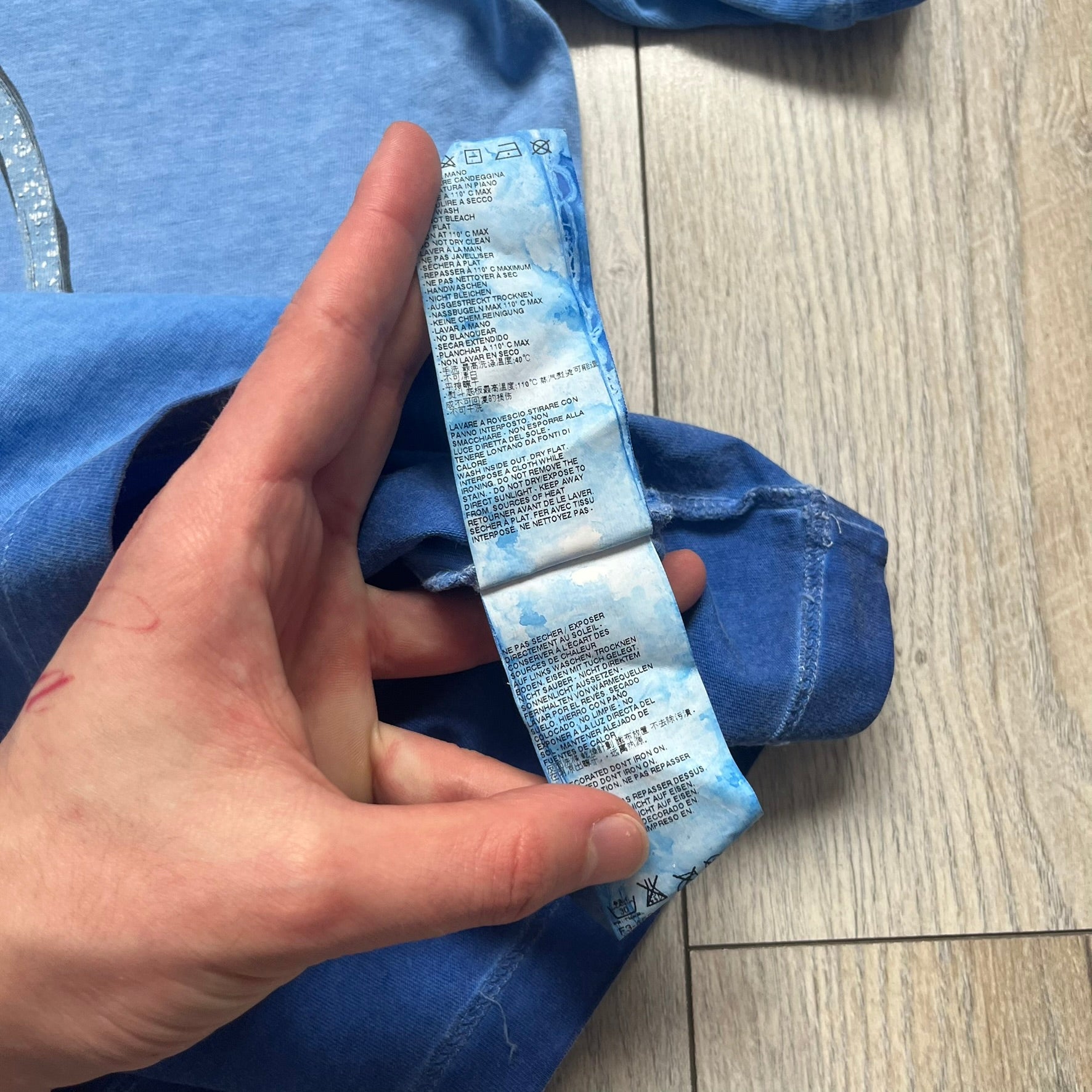 Dsquared2 Blue Rebel Monkey SS2015 Tee (Medium)