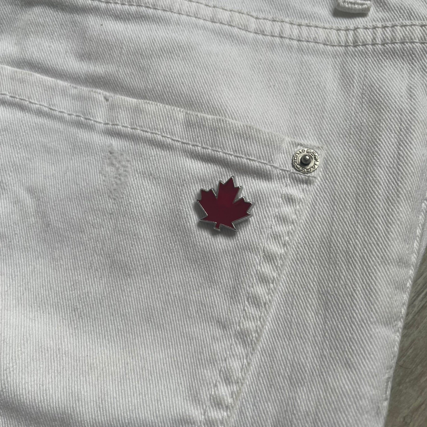 Dsquared2 SS2012 White Mud Jeans