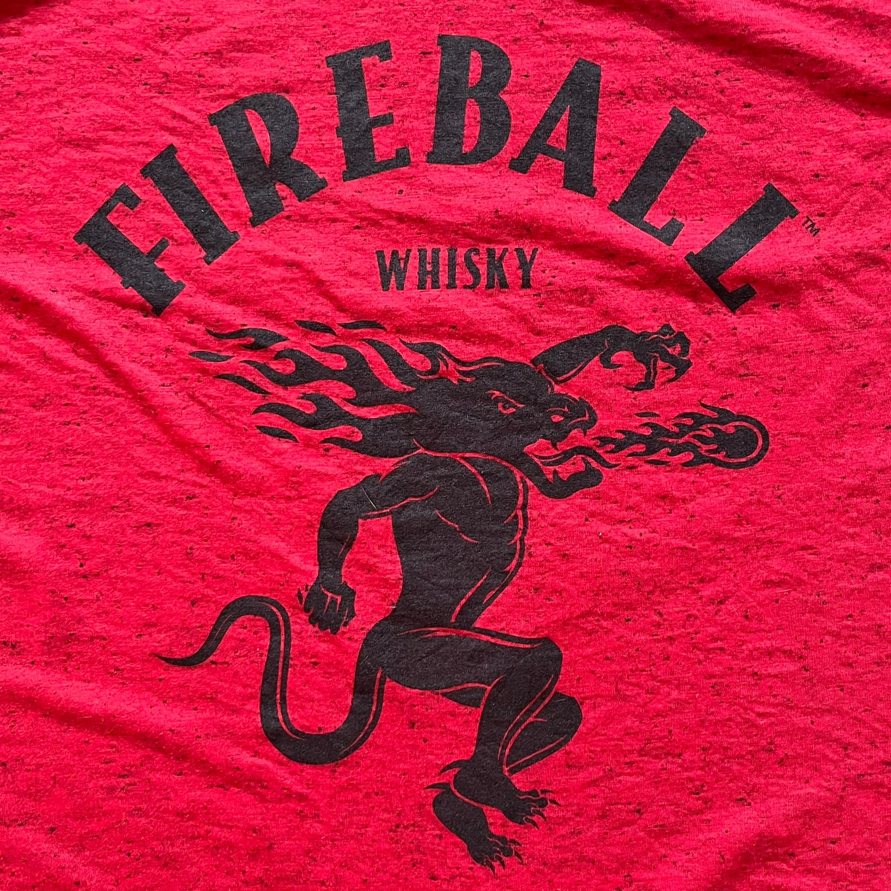 Fireball Whisky Red Tee