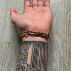 Givenchy Gold-Tone Crystal Pavé Link Bracelet