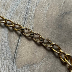 Givenchy Gold-Tone Crystal Pavé Link Bracelet