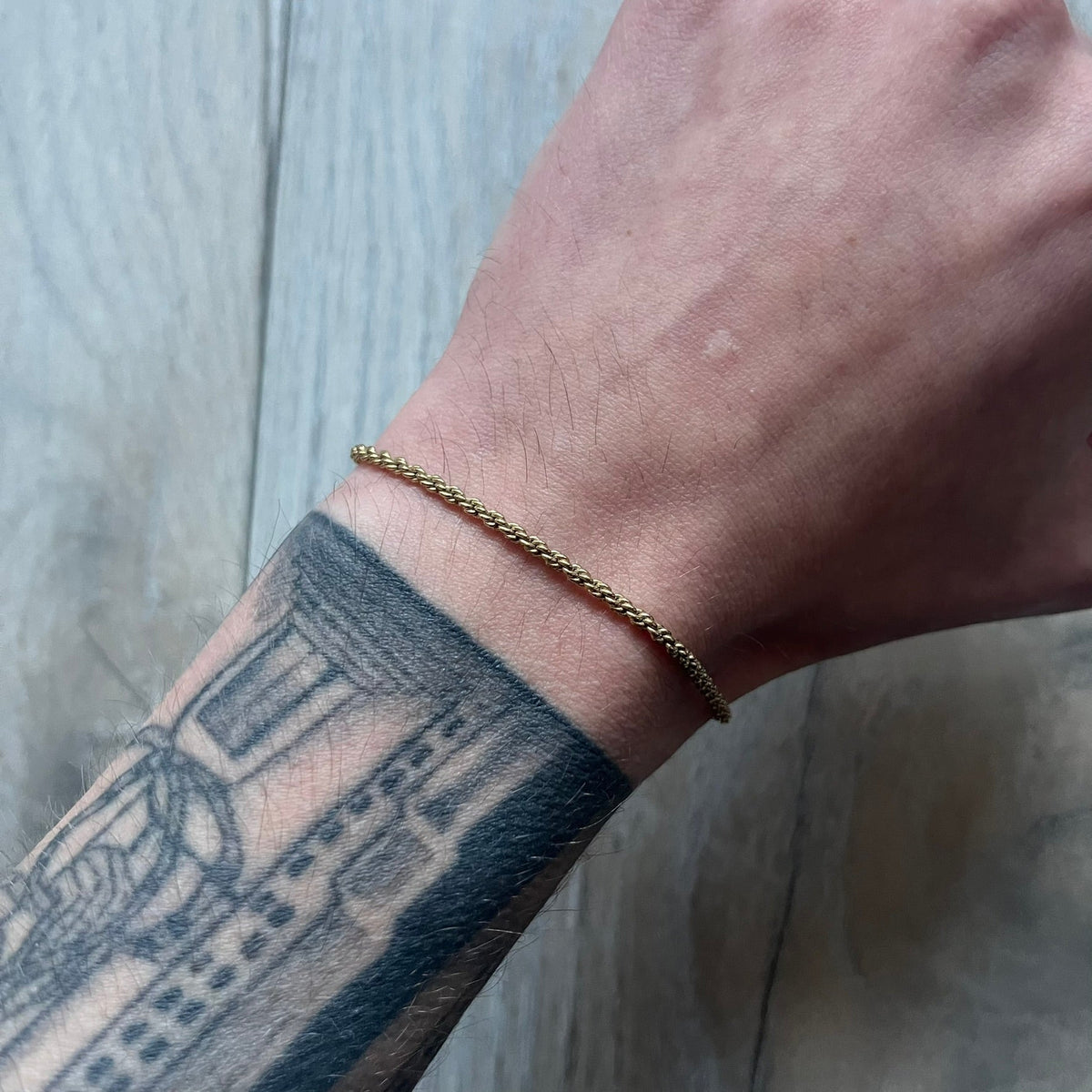 Givenchy Gold-Tone Vintage Rope Bracelet