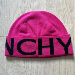 Givenchy Jacquard Logo Beanie Pink