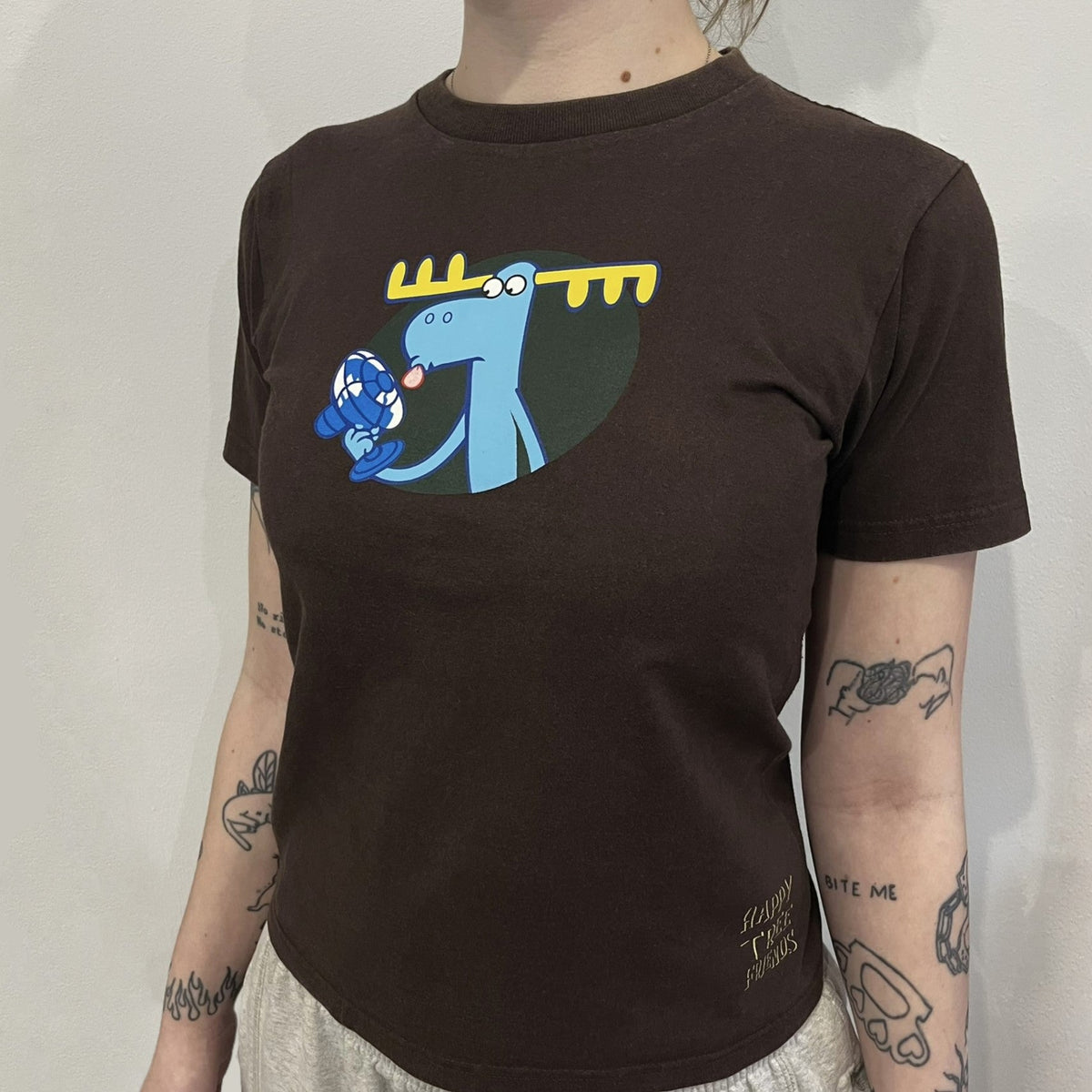 Happy Tree Friends 2005 Lumpy Fan Brown Tee