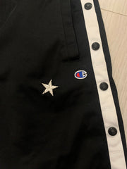 champion button shorts