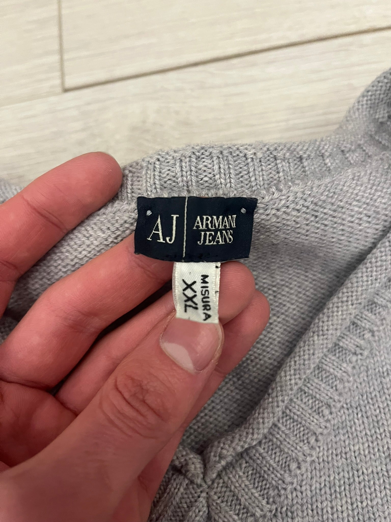 armani jeans sweater