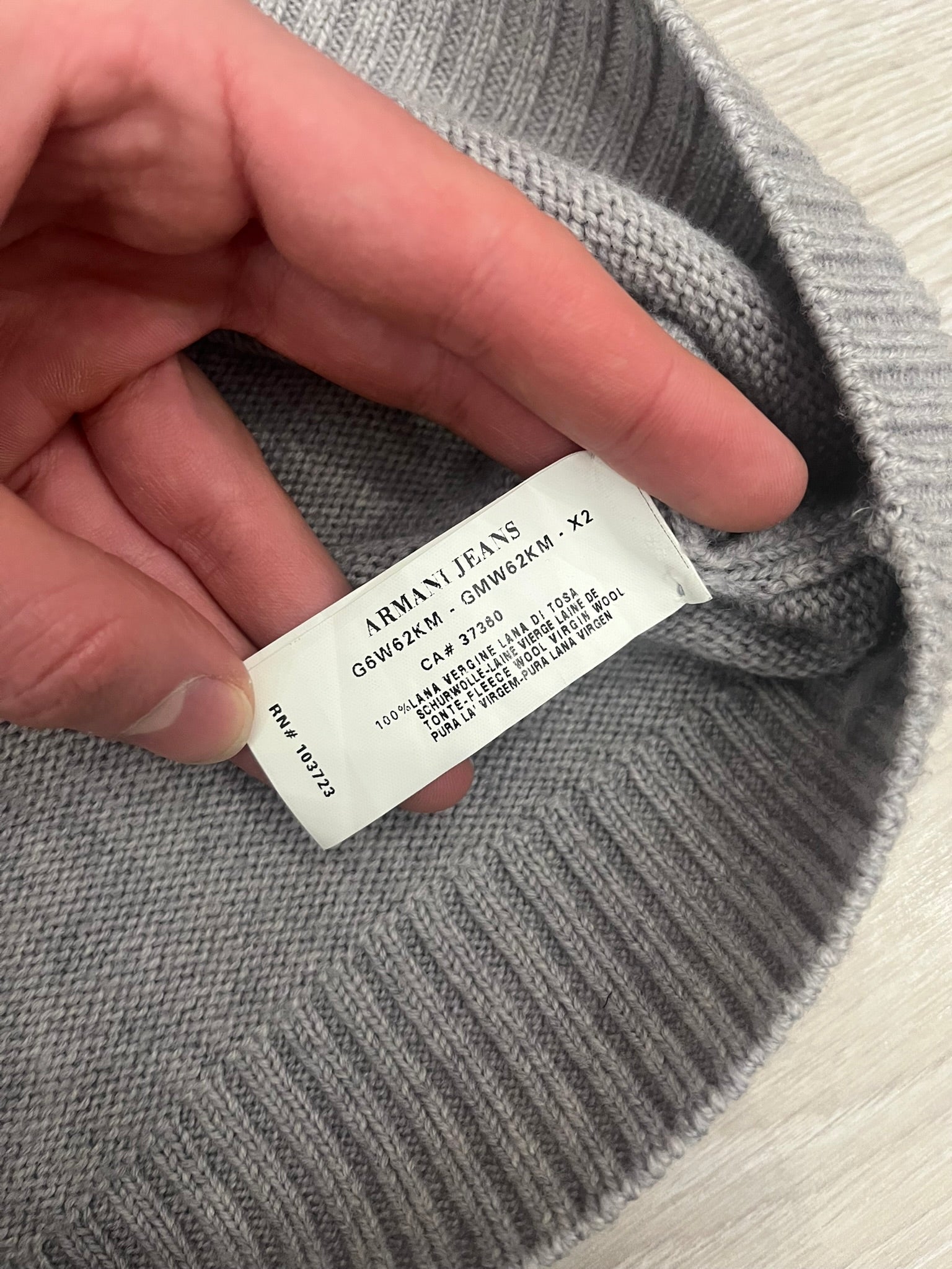 armani jeans sweater