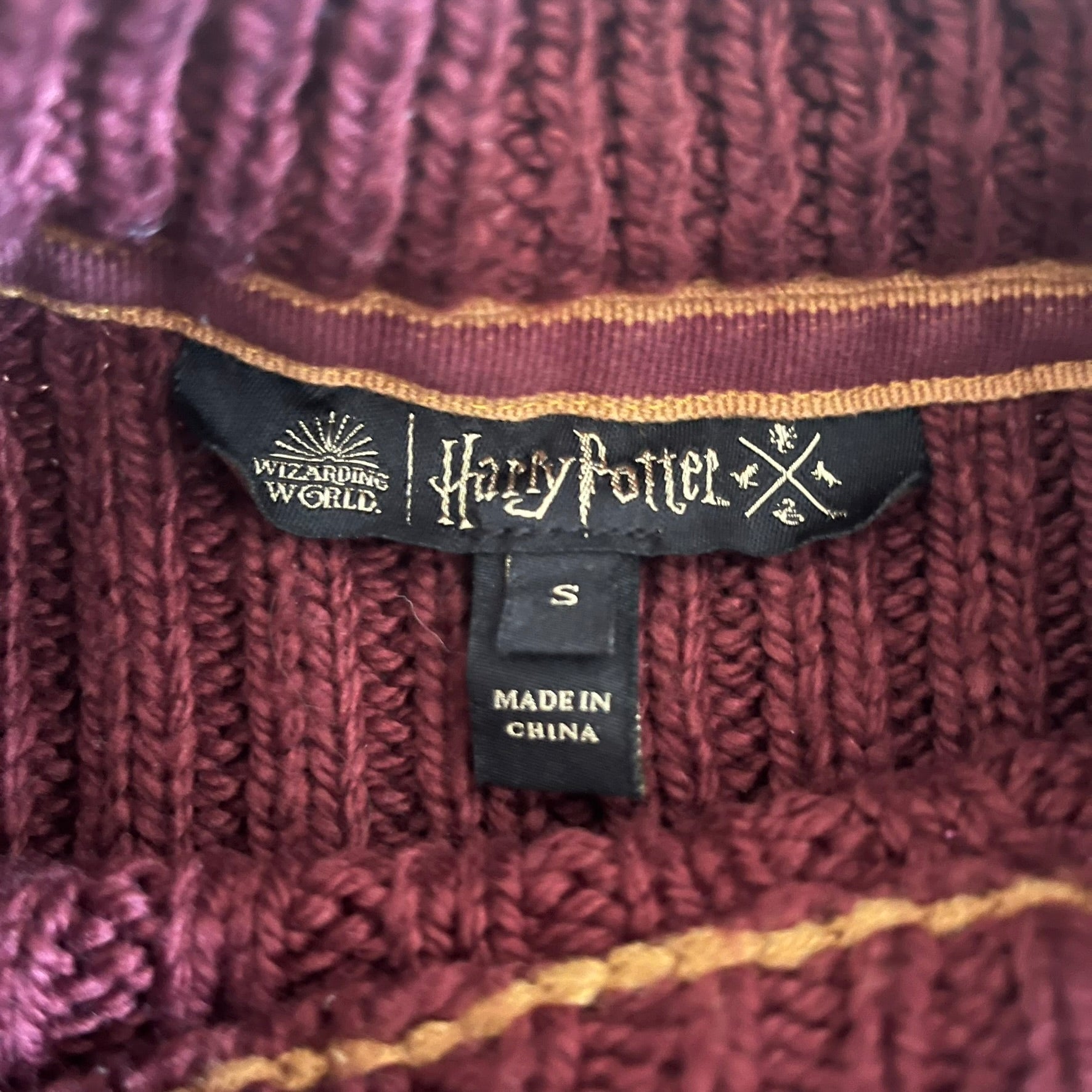harry potter gryffindor sweater