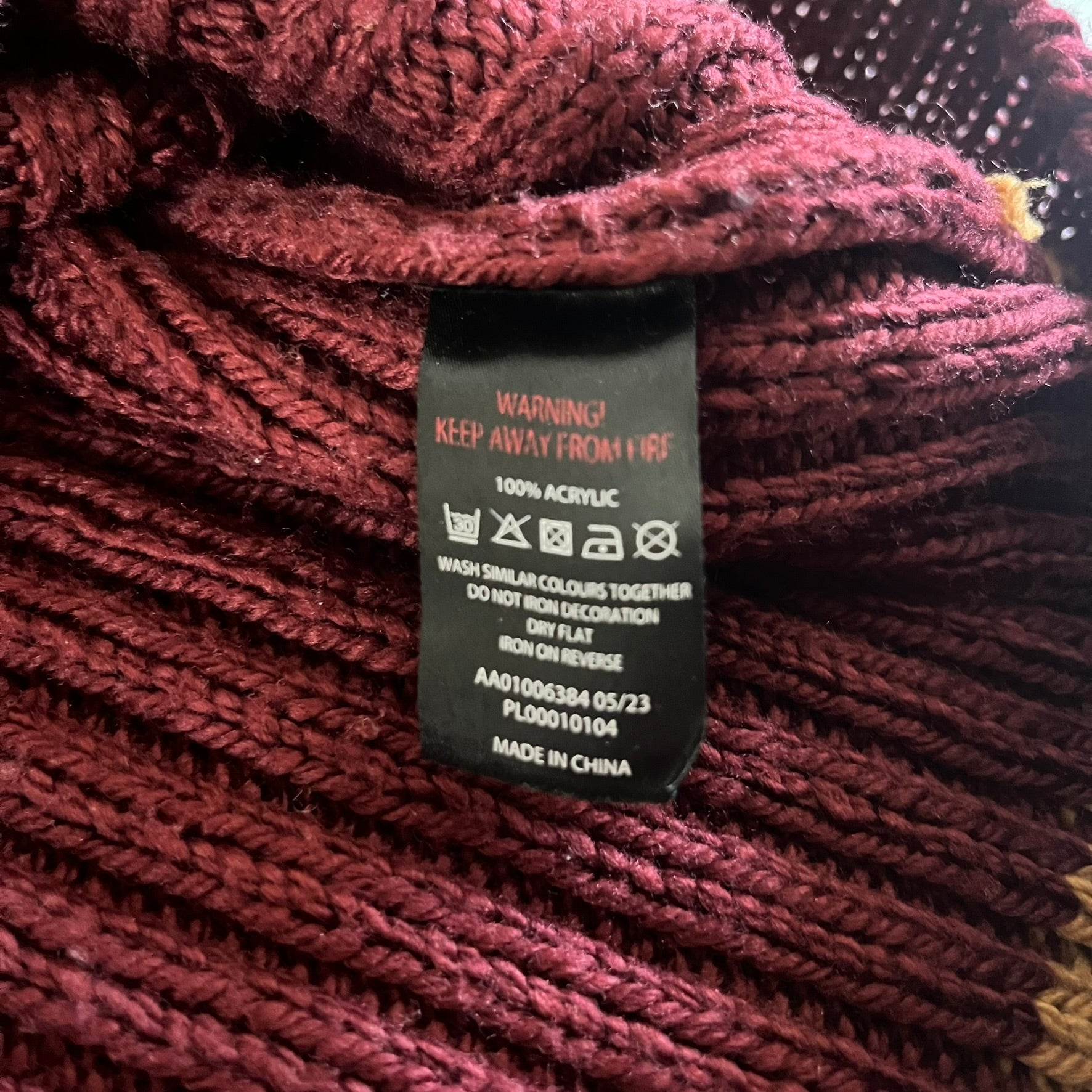 harry potter gryffindor sweater