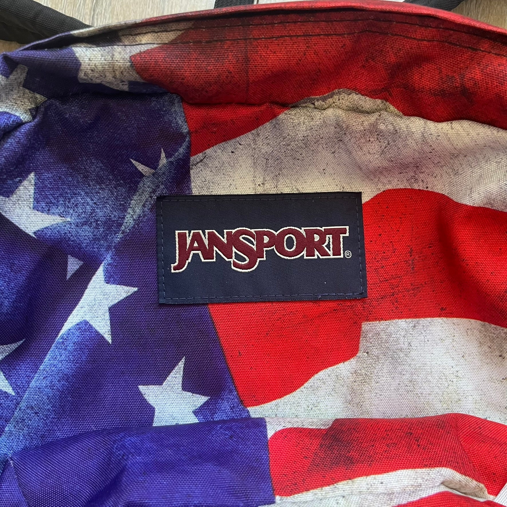 JanSport High Stakes Multi Grunge USA Backpack