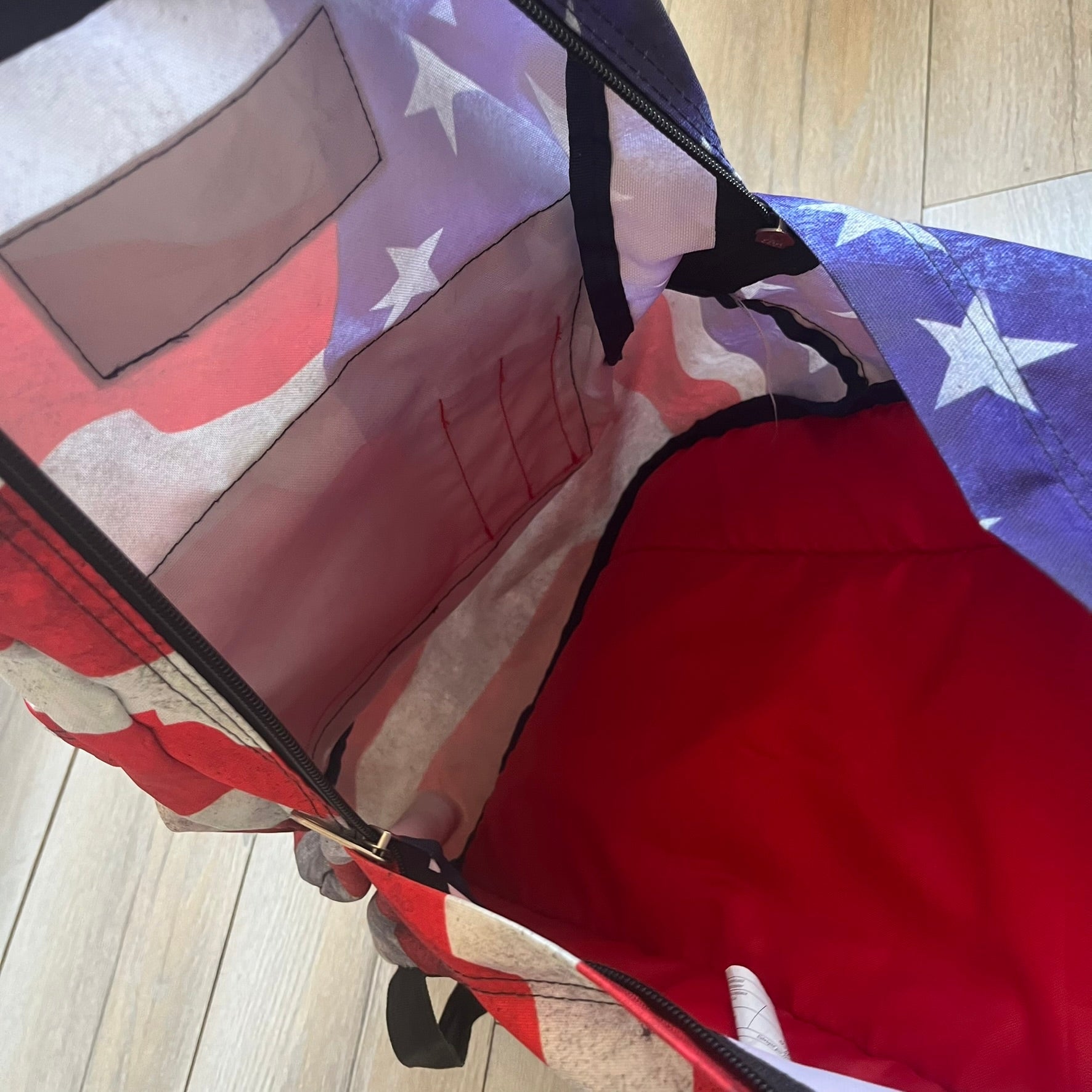 JanSport High Stakes Multi Grunge USA Backpack