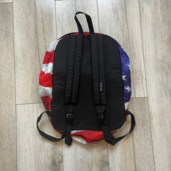 JanSport High Stakes Multi Grunge USA Backpack