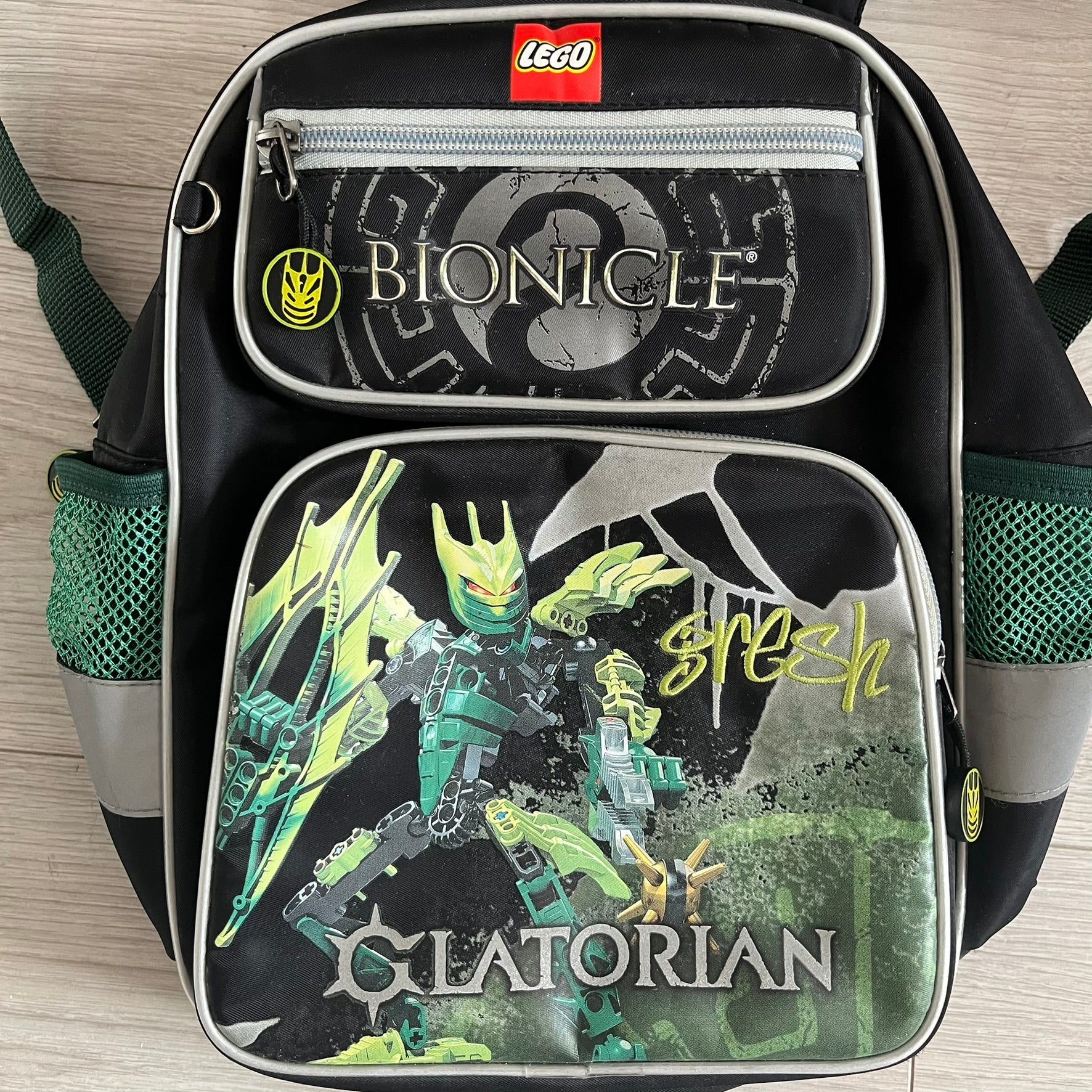 Lego Bionicle 2010 Glatorian Gresh Backpack