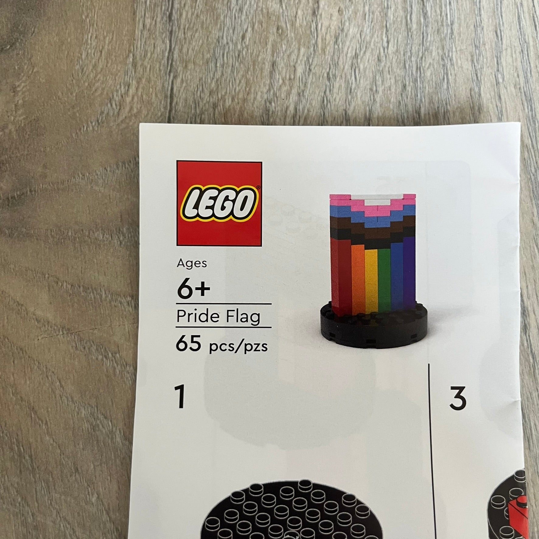 Lego Pride Flag Make and Take Build