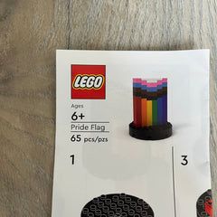 Lego Pride Flag Make and Take Build