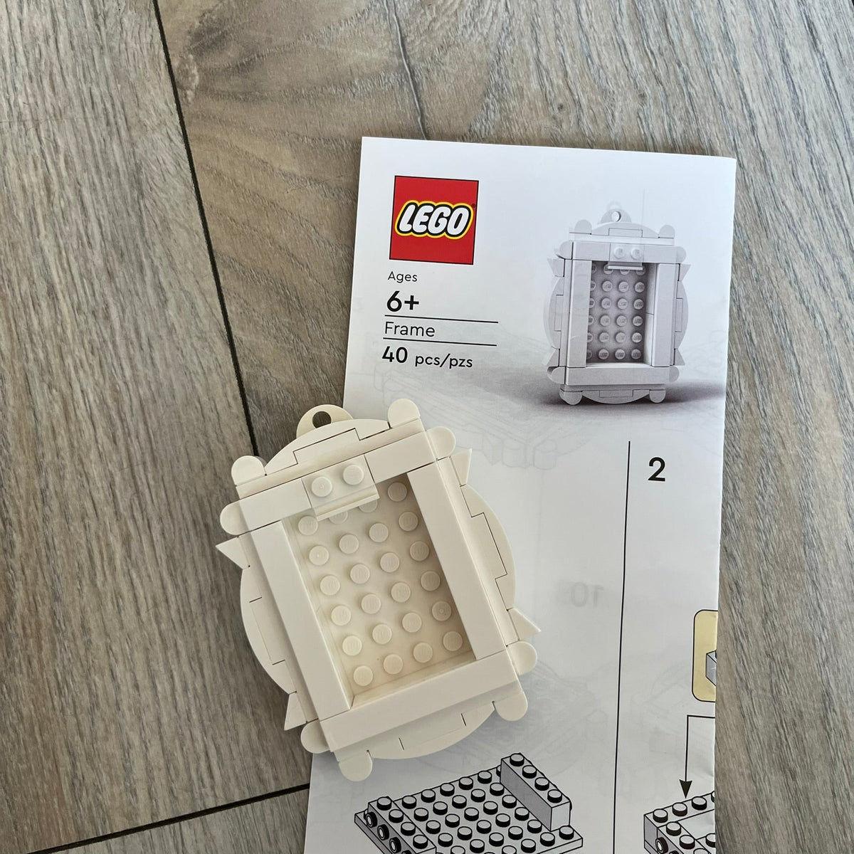 Lego White Frame Make and Take Build