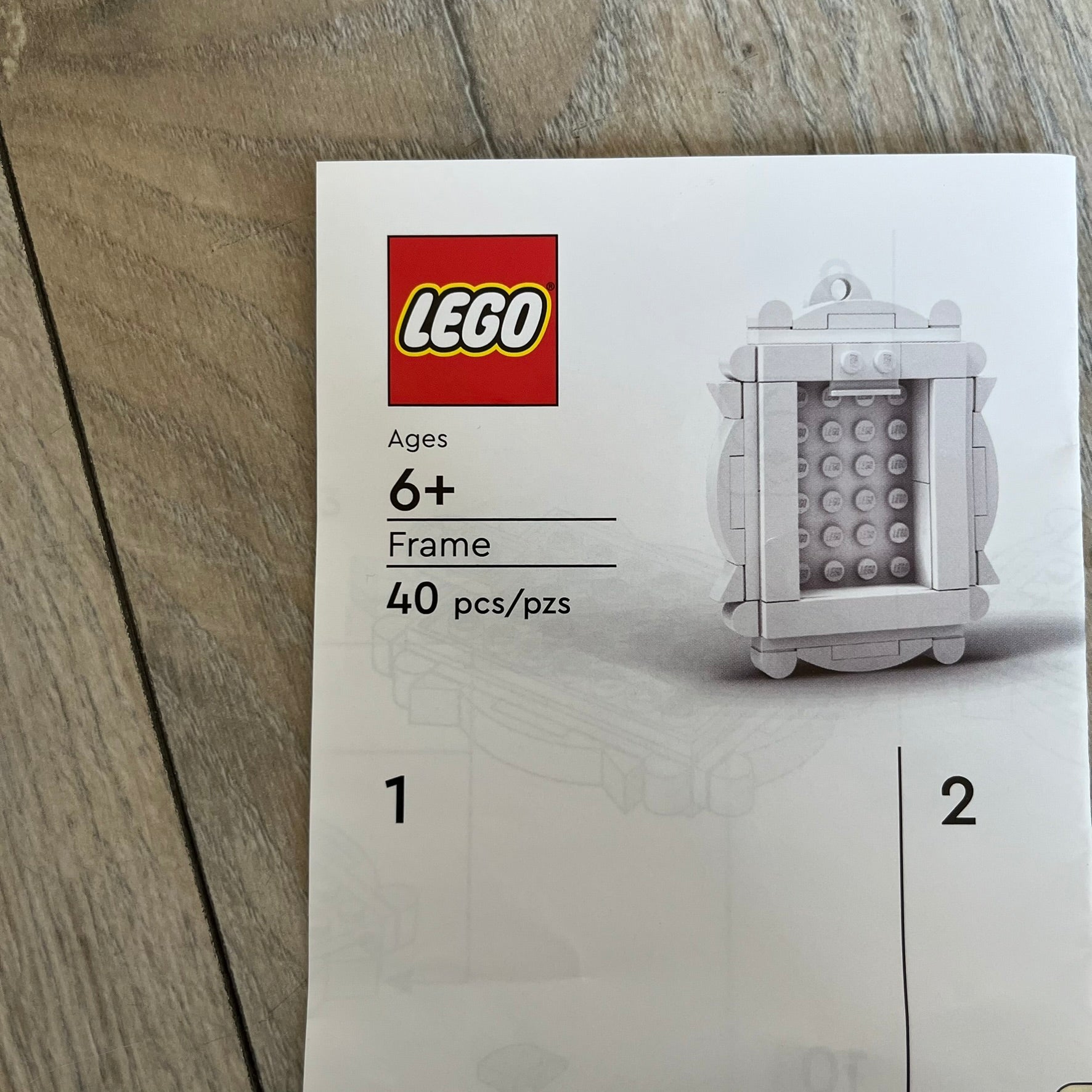 Lego White Frame Make and Take Build