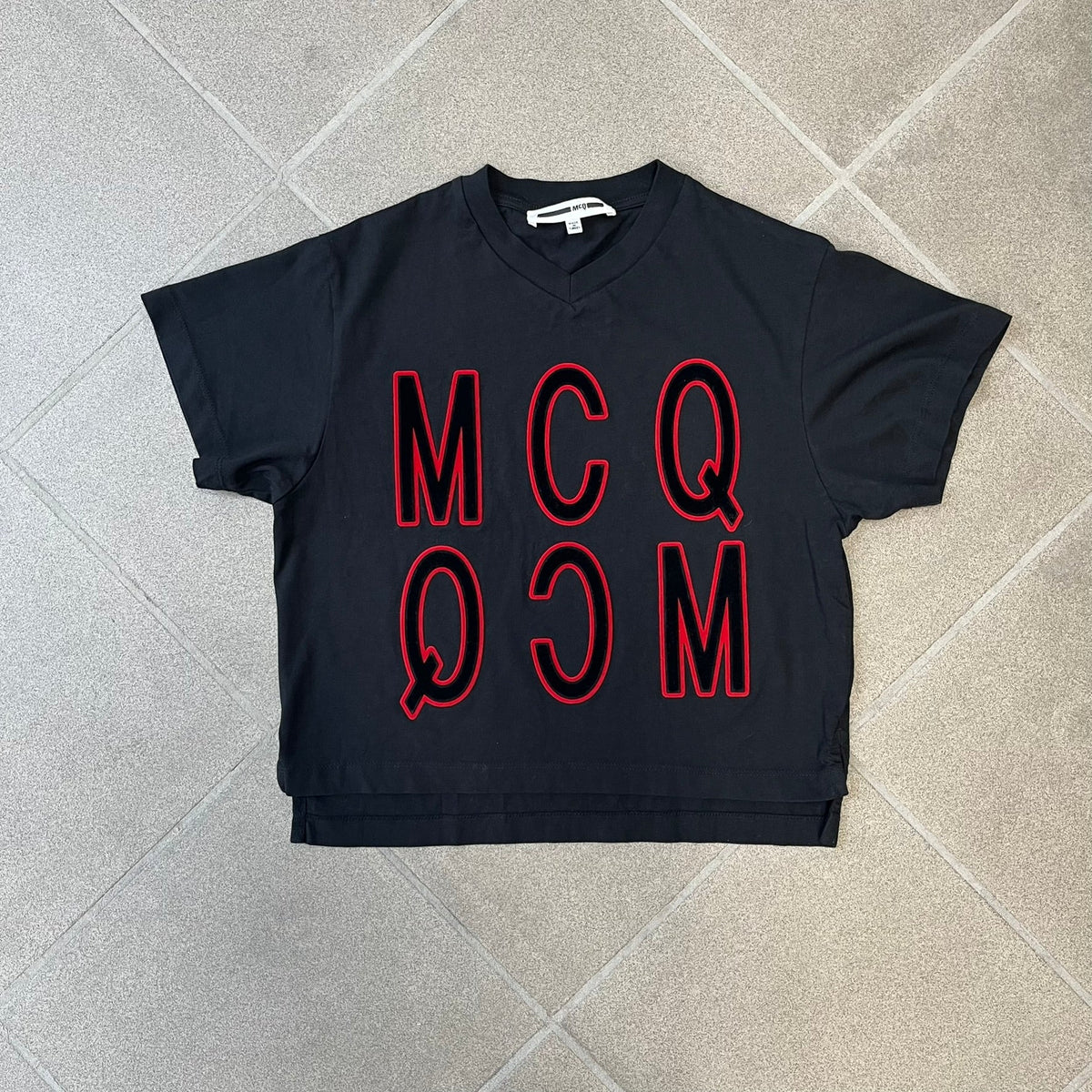 MCQ by Alexander McQueen Velvet Reverse Logo Tee
